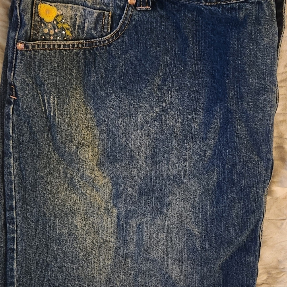 Jessica Simpson Plus Size Denim Mini Skirt